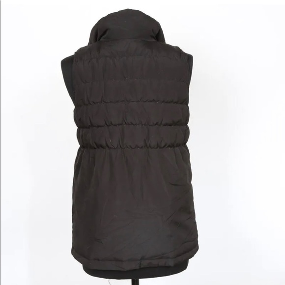 J Jill Down Filled Black Womens Puffer Vest, Small - Picture 3 of 11